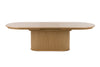 Modrest Milan Modern Natural Oak Dining Table With Extension Model VGME-MILAN
