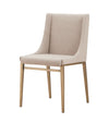 Modrest Mimi Contemporary Beige & Brass Dining Chair (Set Of 2) Model VGGAGA-6544CH-BEI-DC