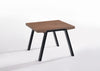 Modrest Rhett Mid Century Walnut & Black End Table Model VGMAMIT-1120-ET