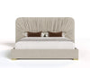 Modrest Florence Modern Beige Velvet & Gold Bed Model VGVC-BD2410-BED