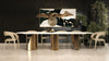 Modrest Reynold Glam Faux Marble & Gold Stainless Steel Dining Table Model VGGM-DT-1768