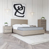 Modrest Samson Contemporary Grey And Silver Bed Model VGLBHAMI-KB207-01