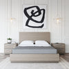 Modrest Samson Contemporary Grey And Silver Bed Model VGLBHAMI-KB207-01