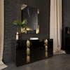 Modrest Token Modern Black & Gold Bedroom Set Model VGVCBD815-SET
