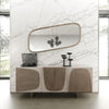 Modrest Wynetta Modern Grey Ash Buffet Mirror Model VGCSMIR-23001