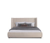 Eastern King Modrest Emilia Modern Beige Velvet Bed Model VGKN-N5070-BGE-EK
