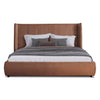 Modrest Emilia Modern Burnt Orange Velvet Bed Model VGKN-N5070-ORG
