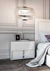 Modrest Nicla Italian Modern White Nightstand Model VGACNICLA-NS
