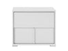 Modrest Nicla Italian Modern White Nightstand Model VGACNICLA-NS