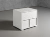 Modrest Nicla Italian Modern White Nightstand Model VGACNICLA-NS
