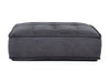 Divani Casa Nolden Waterproof Dark Grey Fabric Ottoman Model VGKNK8542-DK-GRY-OTT