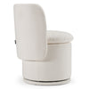 Divani Casa Norris Modern Ivory Fabric Swivel Dining Chair Model VGKK-KF.Y2138-IVY