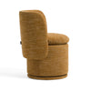 Divani Casa Norris Modern Mustard Fabric Swivel Dining Chair Model VGKK-KF.Y2138-MUS