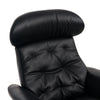 Modrest Nowak Modern Black Lounge Chair & Ottoman Set Model VGKK-A938-BLK-SET