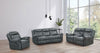 Furniture of America Agata Dark Gray Transitional Glider Recliner Model NX6001DG-CH