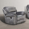 Furniture of America Themis Gray Transitional Manual Recliner Model NX6002GY-CH