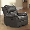 Furniture of America Letha Gray Transitional Glider Recliner Model NX6008GY-CH