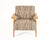 Modrest Oakhurst Modern Beige Pattern & Wood Accent Chair Model VGHM-ST293-BGE