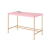 ACME Midriaks Pink & Gold Writing Desk with USB Port Model OF00024