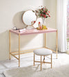 ACME Midriaks Pink & Gold Writing Desk with USB Port Model OF00024