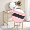 ACME Midriaks Pink & Gold Writing Desk with USB Port Model OF00024