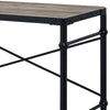 ACME Oklarth Rustic Oak & Black Writing Desk Model OF00103