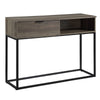 ACME Galeno Rustic Oak & Black Writing Desk Model OF00320