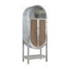 ACME OgdenAluminum& Rattan Bookcase Model OF02406
