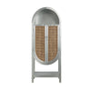 ACME OgdenAluminum& Rattan Bookcase Model OF02406