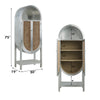 ACME OgdenAluminum& Rattan Bookcase Model OF02406