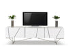 Rostock Modern White Tv Stand Model VGWCROSTOCK-WHT