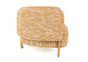 Divani Casa Optima Mid Century Modern Orange Fabric Accent Chair Model VGHM-ST29202-ORG