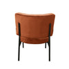 Modrest Sami Modern Orange Velvet Accent Chair Model VGSWSAC356-OR