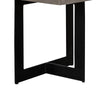 Modrest Sharon Modern Concrete & Black Metal End Table Model VGLBOWEN-LT45-01