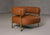 Modrest Ozona Modern Rust Leather Accent Chair Model VGHM-LL255-RUST