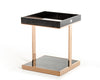 A&X Padua Modern Small Champagne & Rosegold End Table Model VGUNCK810-50