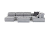 David Ferrari Panorama Italian Modern Grey Fabric Modular Sectional Sofa Model VGFT-PANORAMA-GRY
