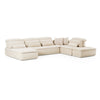 David Ferrari Panorama Italian Modern Beige Fabric Modular Sectional Sofa Model VGFT-PANORAMA-BGE