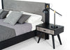 Nova Domus Panther Contemporary Grey & Black Nightstand Model VGMABR-77-NS