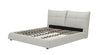 Modrest Patrick California King Modern White Leather Bed Model VGKKB-75X-BED-CK