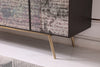 Modrest Phelan Modern Smoked Ash & Brass Buffet Model VGVCG2020-BUF