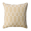 Furniture of America Jane Gold Contemporary Throw Pillow Model PL8024-2PK