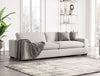 Divani Casa Poppy Modern White Fabric Sofa Model VGKK-KF1031-WHT-S