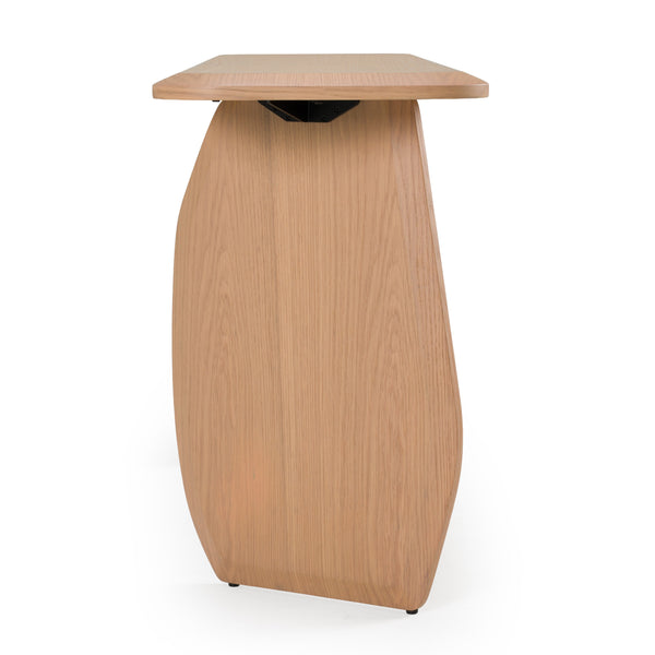 Prado Modern White Oak Console Table