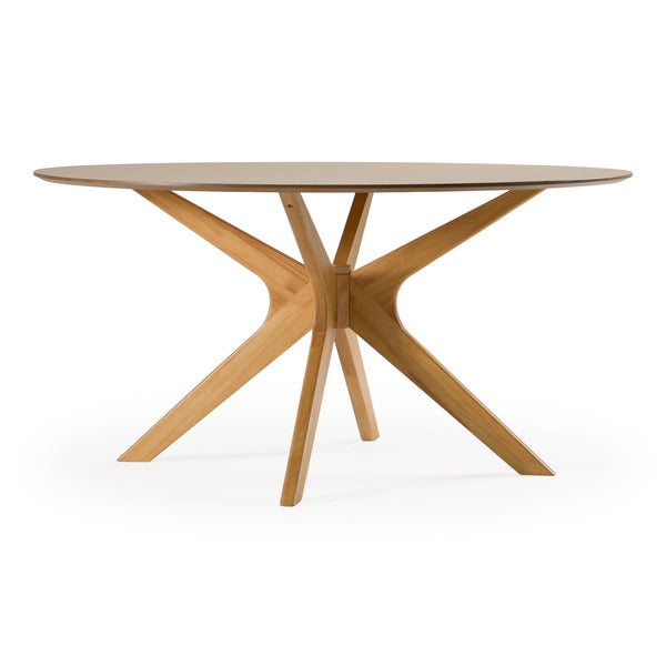 Prospect Modern Round 59" Natural Oak Dining Table