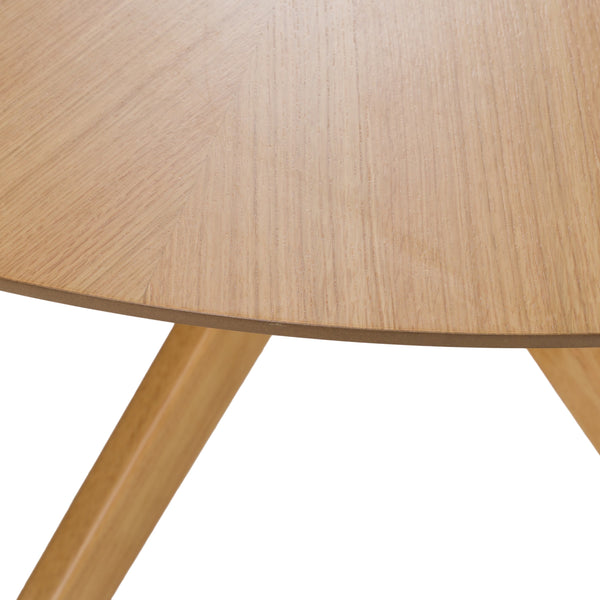 Prospect Modern Round 59" Natural Oak Dining Table