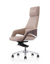Modrest Prost Modern Beige High Back Executive Office Chair Model VGFU-FK005-A-BG-OFF-CH