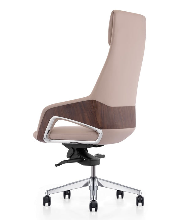 Prost Modern Beige High Back Executive Office Chair