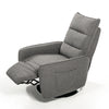 Divani Casa Fairfax Modern Grey Fabric Recliner Chair Model VGMB-R033-GRY