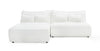 Divani Casa Racine Modern White Fabric Modular Sectional Sofa Model VGSX-FF22054-WHT